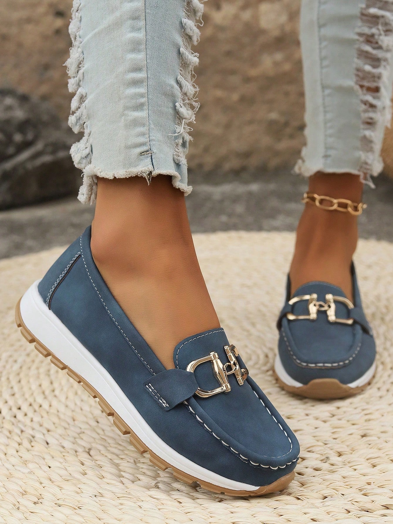 Jeansblauw / 43